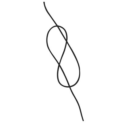 MICRO CORD nylonowa linka 95LB na szpuli ø 1,5 mm / 30 m CZARNA