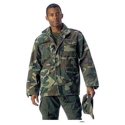 Kurtka US M65 VINTAGE WOODLAND
