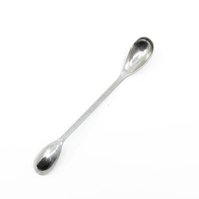 Łyżka miarowa ze stali nierdzewnej, dwustronna 185 mm - 2,5/4 ml