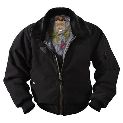 Kurtka VINTAGE B-15A BOMBER CZARNA