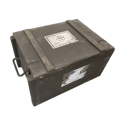 Skrzynia drewniana od rozbušek CV-ŽE-B używana