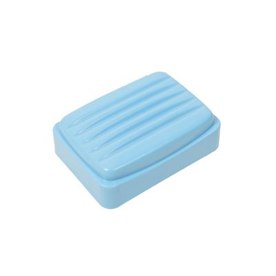 Plastikowe pudełko na mydło „mydelniczka” RETRO NIEBIESKA