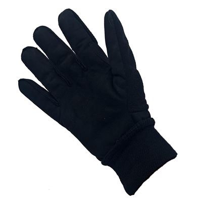 Rękawice dla spadochroniarzy AČR z palcami wewnętrznymi BLACK