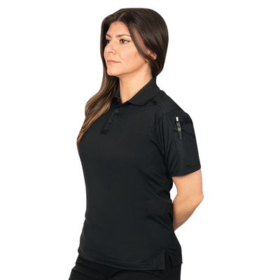 Koszulka polo damska TACTICAL PERFORMANCE krótki rękaw CZARNA ROTHCO 88310 2