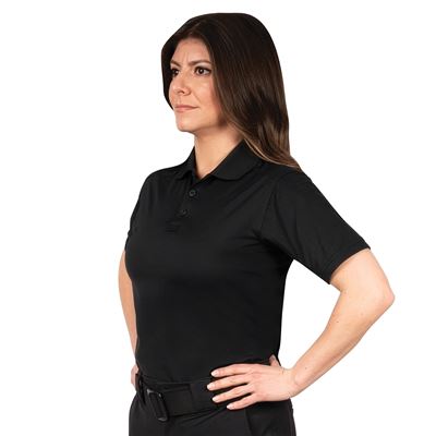 Koszulka polo damska TACTICAL PERFORMANCE krótki rękaw CZARNA ROTHCO 88310 3