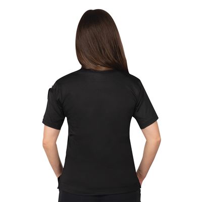 Koszulka polo damska TACTICAL PERFORMANCE krótki rękaw CZARNA ROTHCO 88310 5