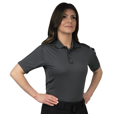 Koszulka polo damska TACTICAL PERFORMANCE krótki rękaw CHARCOAL SZARA ROTHCO 88340 2