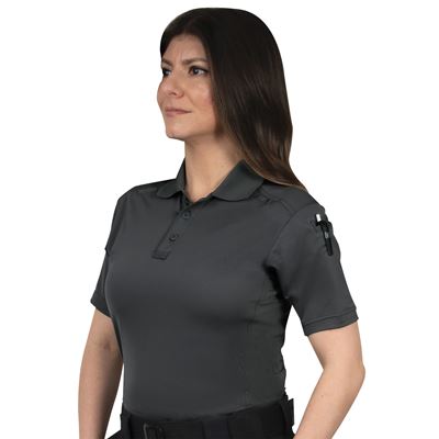 Koszulka polo damska TACTICAL PERFORMANCE krótki rękaw CHARCOAL SZARA ROTHCO 88340 4