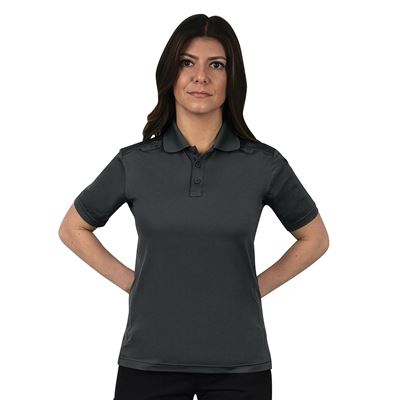 Koszulka polo damska TACTICAL PERFORMANCE krótki rękaw CHARCOAL SZARA