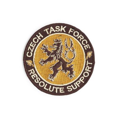 Naszywka CZECH TASK FORCE - RESOLUTE SUPPORT velcro