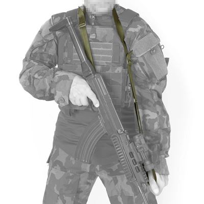 Pas taktyczny dwupunktowy ZIELONY TacticalPro 89311OD 5