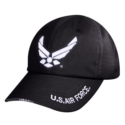 Czapka USAF z siateczką CZARNA