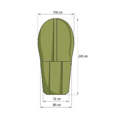 Worek biwakowy COMBAT Gore-Tex® ZIELONY CARINTHIA 89710 3