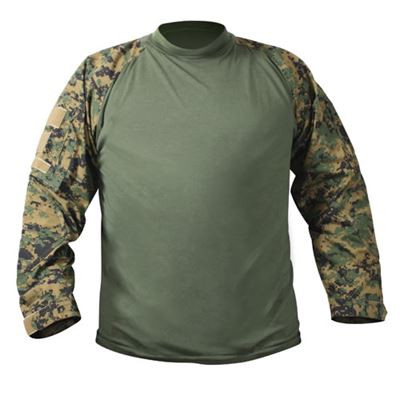 Koszulka taktyczna COMBAT DIGITAL WOODLAND MARPAT