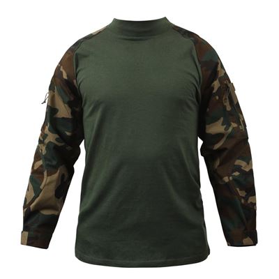 Koszulka taktyczna COMBAT WOODLAND