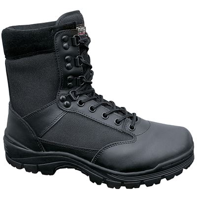 Buty TACTICAL 9 dziurki CZARNE