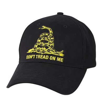 Czapka z daszkiem DON'T TREAD ON ME BLACK