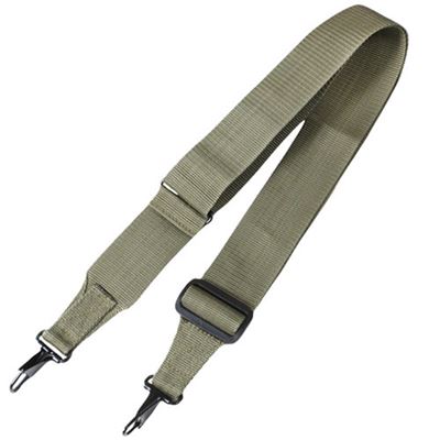 Zapasowy pasek na ramię z karabińczykami GREEN 120 cm