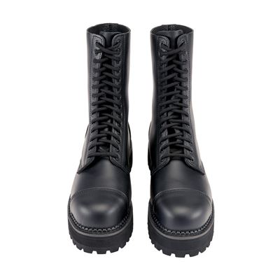 Buty na podwyższonej platformie PHANTOM 14-dziurkowe CZARNE