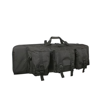 Torba na karabin z pokrowcami 90 cm CZARNA