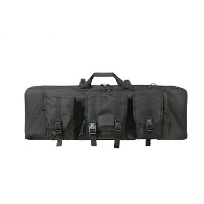 Torba na karabin z pokrowcami 90 cm CZARNA
