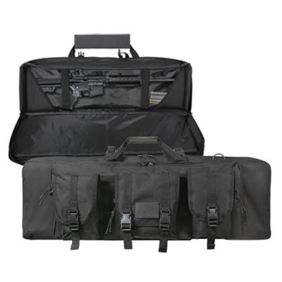 Torba na karabin z kaburami 90 cm CZARNA
