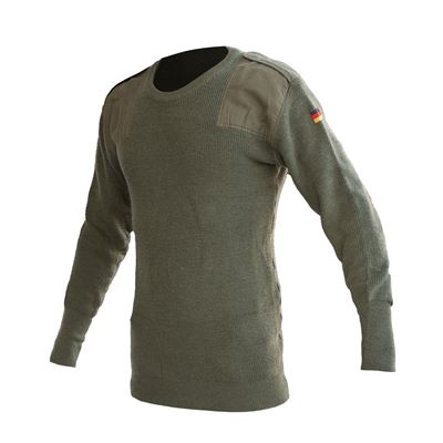 Sweter BW pullover GREEN bez kieszeni oryginalny używany
