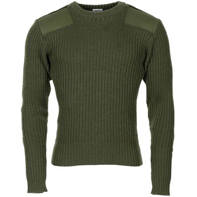 Sweter brytyjski COMMANDO GREEN używany