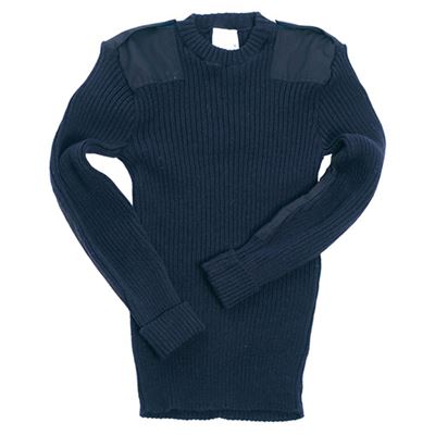 Brytyjski sweter COMMANDO BLUE używany