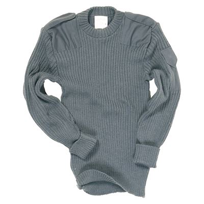 Sweter brytyjski COMMANDO GREY/Blue używany