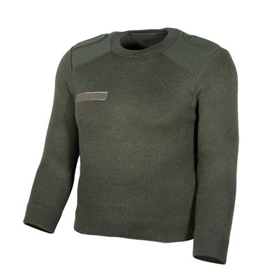 COMANDO Francuski wełniany sweter GREEN używany
