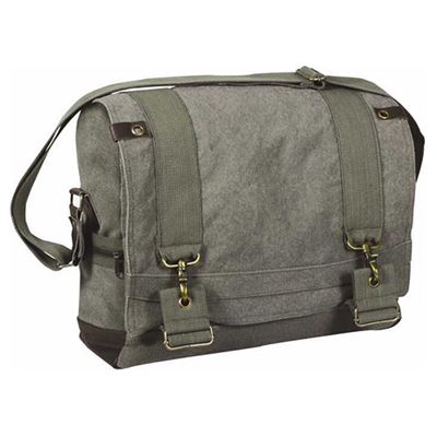 Torba na ramię VINTAGE B-15 PILOT MESSENGER ZIELONA