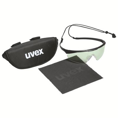 Okulary taktyczne APACHE SPEC VARIOMATIC SET CZARNE UVEX 9112561 2