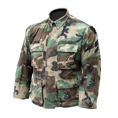 Bluza US typu BDU WOODLAND rip-stop używana