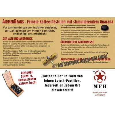 Pastylki kawowe z kofeiną AirmenBeans® w opakowaniu zawierającym 21 sztuk  912001 2