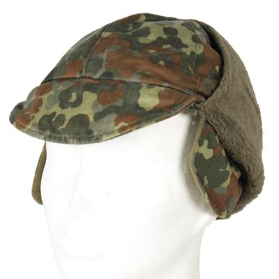 Czapka zimowa BW z daszkiem FLECKTARN używana