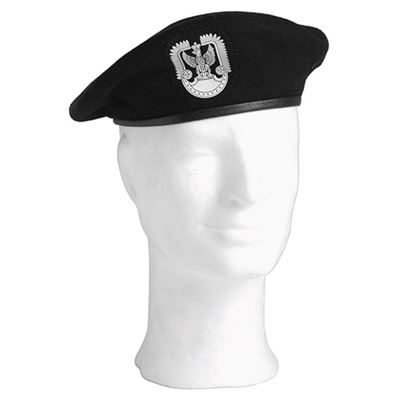 Polski beret z naszywką BLACK