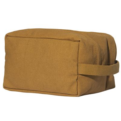 Torba podróżna z dwiema kieszeniami higienicznymi COYOTE BROWN