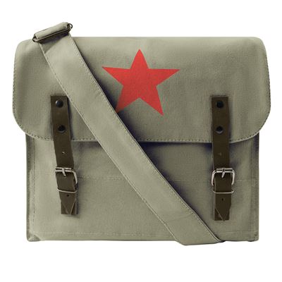 Torba na ramię z gwiazdą STAR Vintage ZIELONA