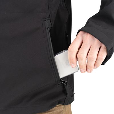 Kurtka softshellowa z kapturem 2012 dla policji wojskowej CZARNA Armia Czeska 9156901 4