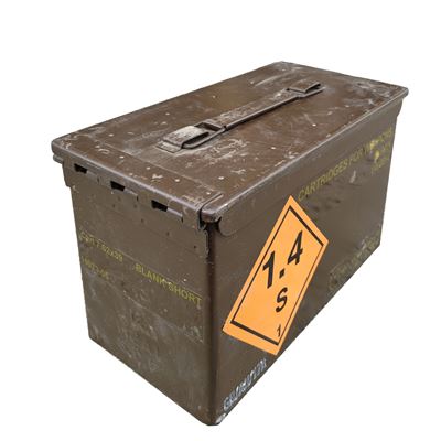 Skrzynia na amunicję UN0014 M2A1 metalowa średnia BRĄZOWA używana  91592605 2