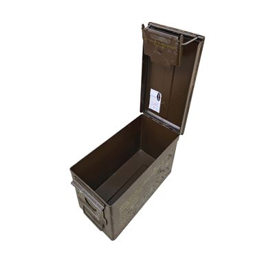 Skrzynia na amunicję UN0014 M2A1 metalowa średnia BRĄZOWA używana  91592605 3