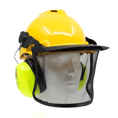 Kask z osłoną i słuchawkami PELTOR OPTIME III używany