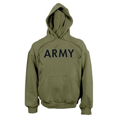Bluza z kapturem US ARMY GREEN