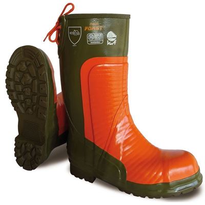 Buty leśne NORA FORST Level 3 pomarańczowo-zielone