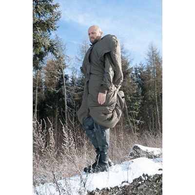 Śpiwór ekstremalny z rękawami Survival ONE OLIV – ZIELONY CARINTHIA 92070 14