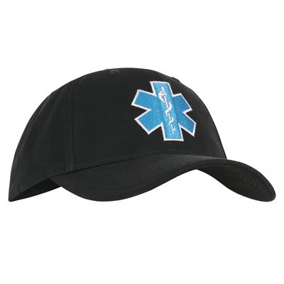 Czapka baseballowa E.M.S. CZARNA