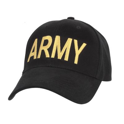 Czapka baseballowa ARMY CZARNA