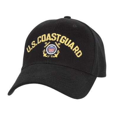Czapka baseballowa U.S. COAST GUARD CZARNA