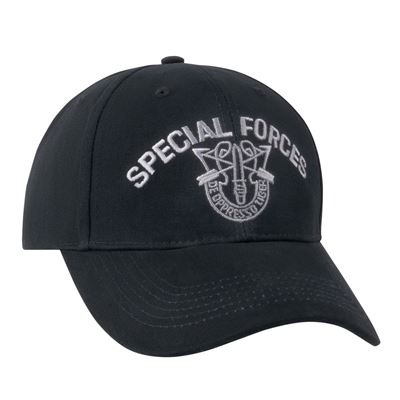 Czapka SPECIAL FORCES baseball CZARNA